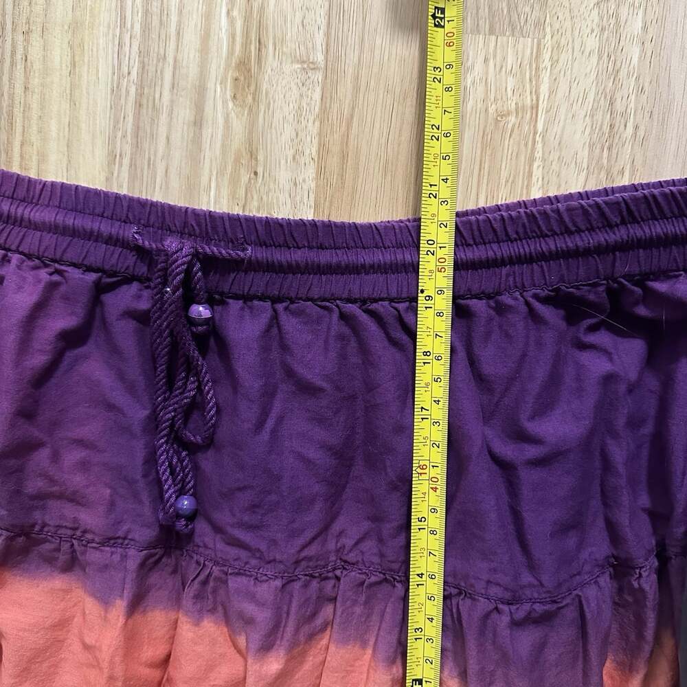 Lane Bryant Women's Skirt Size 22/24 Boho Cottage Core Multicolor Dipped Skirt - Picture 5 of 7
